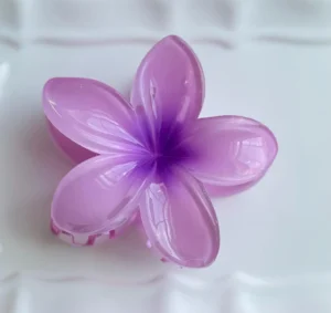 Large Hibiscus Flower Hair Claw Clip - Image 4