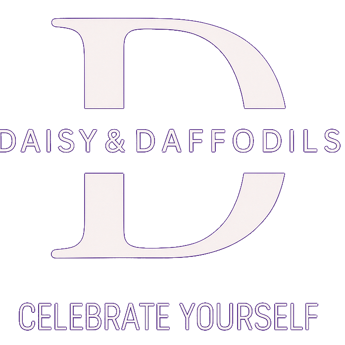 Daisy & Daffodils PNG Footer